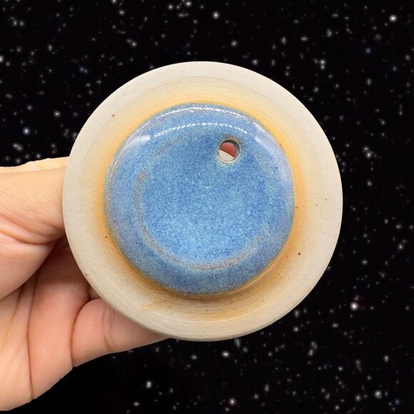 Tonala Talavera Pottery Teapot With Pianted Bird Marked Folk Art Pottery 6”T 4”W - Picture 6 of 16